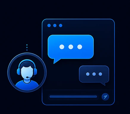 Live chat with a security analyst