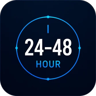 Median removal time icon