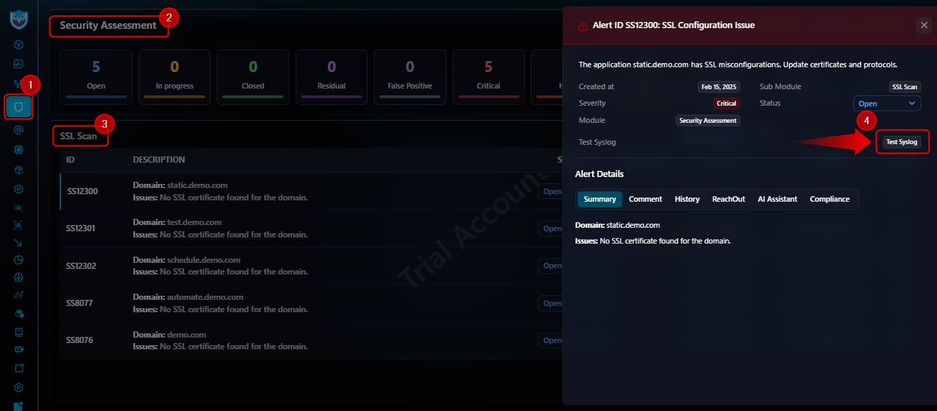 SSL Scan screenshot